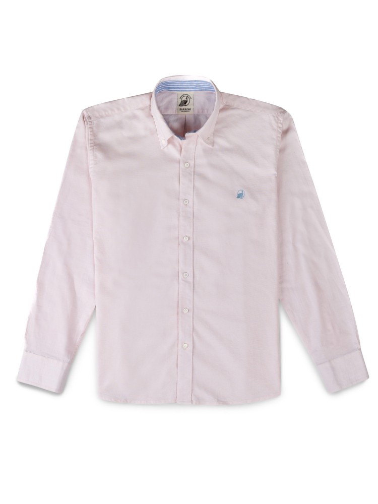 {"en":"Pink Oxford Summer Shirt Embroidery"}